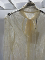 Blusa in pizzo - panna