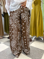 Pantalone bandana cioccolato