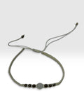 Bracciale cordoncino panna