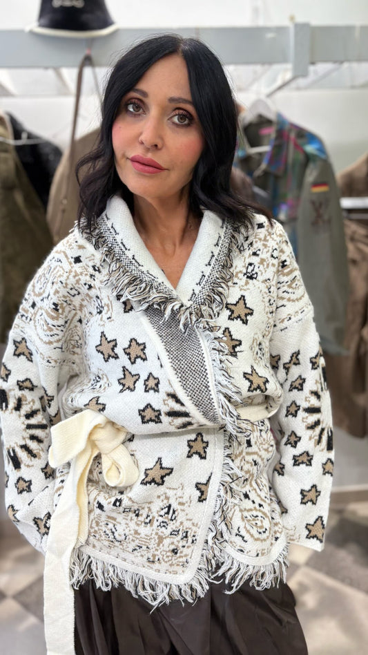 Cardigan astral boho
