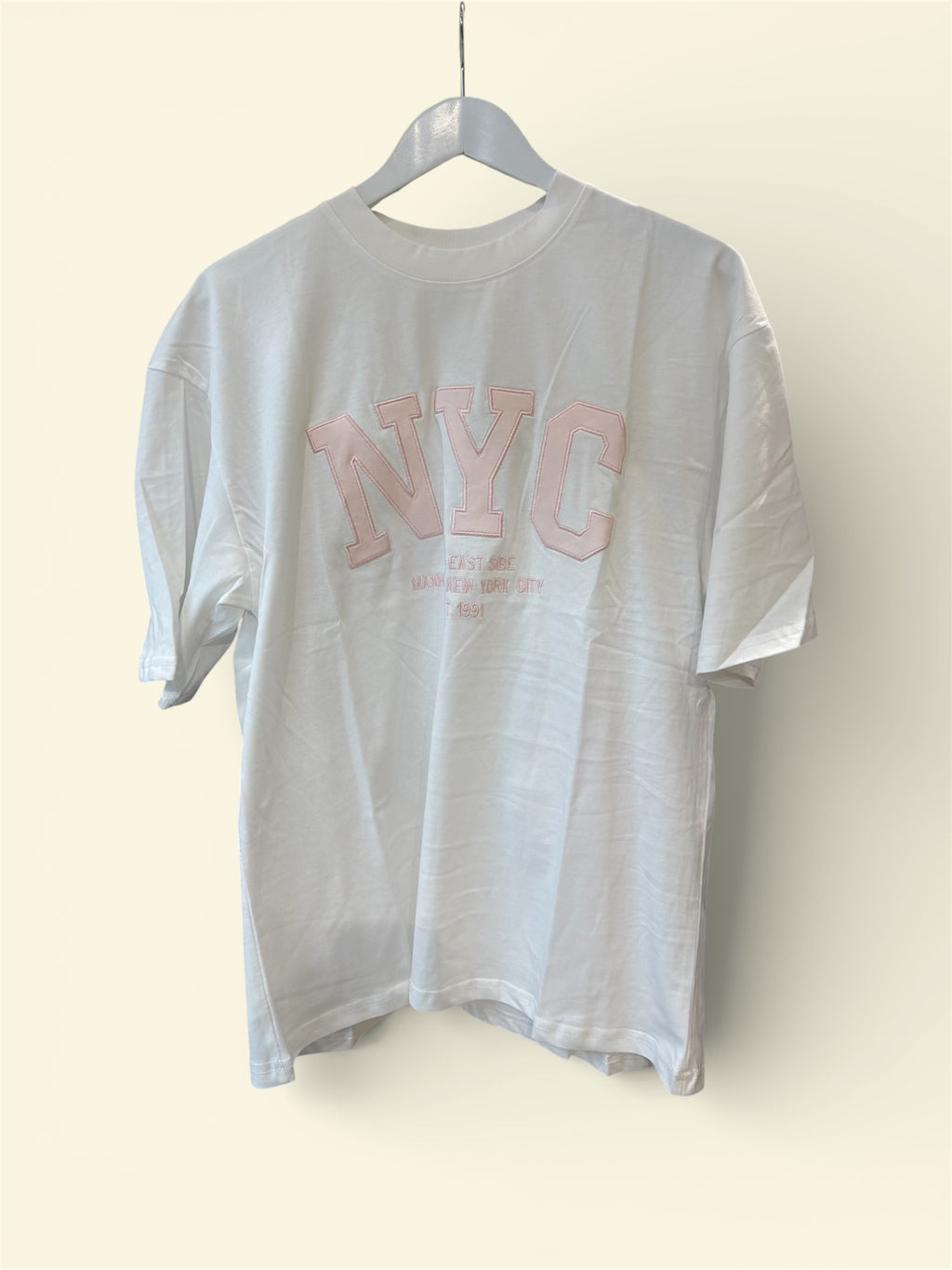 T-shirt NYC butter yellow